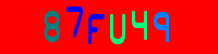 Blue Captcha Image