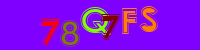 Blue Captcha Image