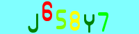 Blue Captcha Image