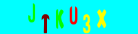 Blue Captcha Image