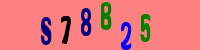 Blue Captcha Image