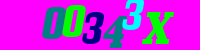 Blue Captcha Image