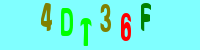 Blue Captcha Image