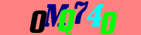 Blue Captcha Image