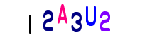 Blue Captcha Image