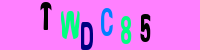 Blue Captcha Image