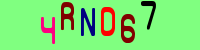 Blue Captcha Image