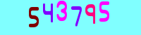 Blue Captcha Image