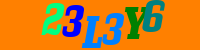 Blue Captcha Image