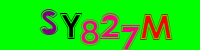 Blue Captcha Image
