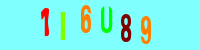 Blue Captcha Image