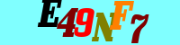 Blue Captcha Image