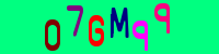Blue Captcha Image