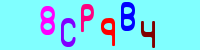Blue Captcha Image