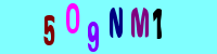 Blue Captcha Image