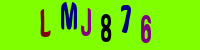Blue Captcha Image