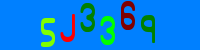 Blue Captcha Image