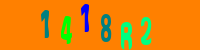 Blue Captcha Image
