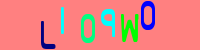 Blue Captcha Image