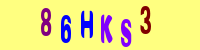 Blue Captcha Image