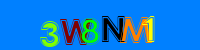 Blue Captcha Image