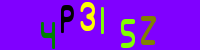 Blue Captcha Image