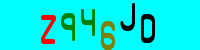 Blue Captcha Image