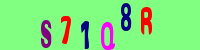 Blue Captcha Image