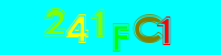 Blue Captcha Image