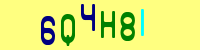 Blue Captcha Image