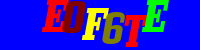 Blue Captcha Image