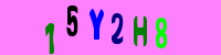 Blue Captcha Image