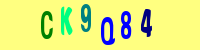Blue Captcha Image