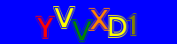 Blue Captcha Image