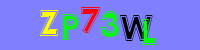 Blue Captcha Image