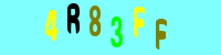 Blue Captcha Image
