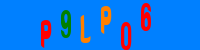 Blue Captcha Image