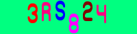 Blue Captcha Image