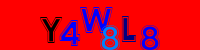 Blue Captcha Image