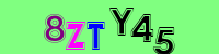 Blue Captcha Image