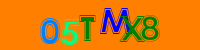 Blue Captcha Image