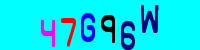 Blue Captcha Image