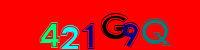 Blue Captcha Image