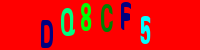 Blue Captcha Image