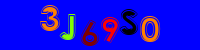 Blue Captcha Image