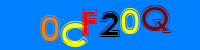 Blue Captcha Image
