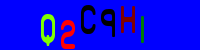 Blue Captcha Image