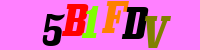 Blue Captcha Image