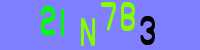Blue Captcha Image
