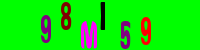 Blue Captcha Image